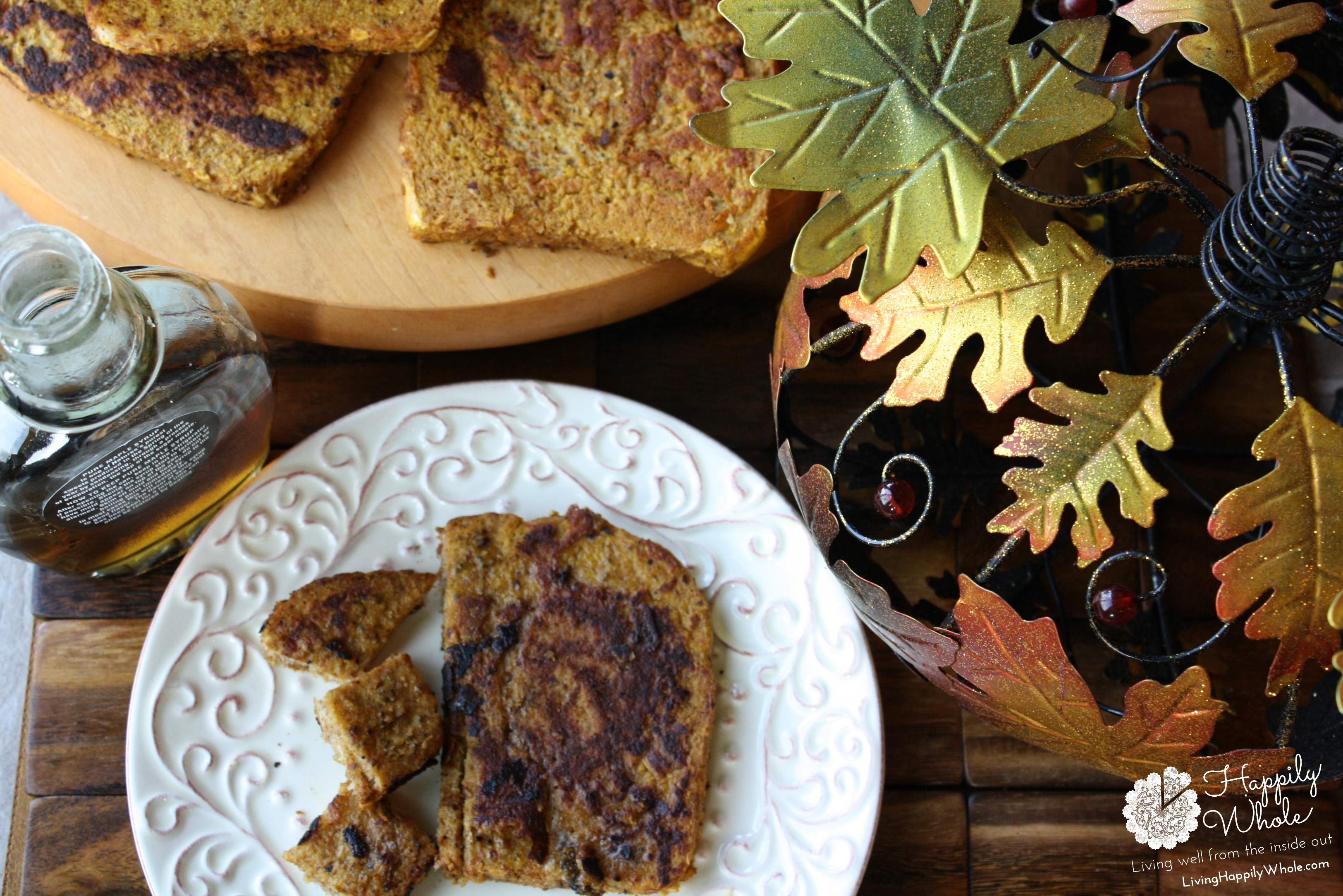 Pumpkin French Toast Happily Whole